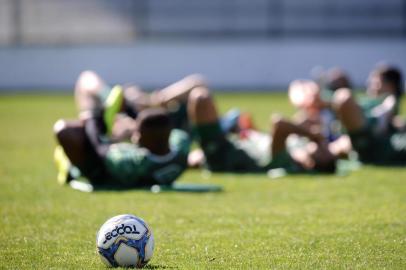  CAXIAS DO SUL, RS, BRASIL (07/08/2019)Treino do Juventude no éstadio Jaconi. (Antonio Valiente/Agência RBS)<!-- NICAID(14195959) -->