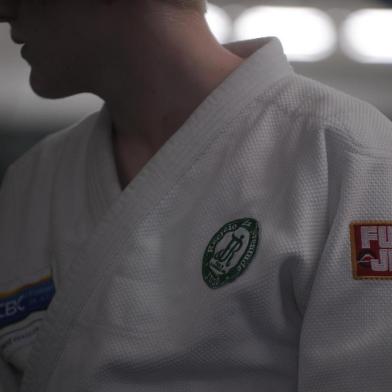  CAXIAS DO SUL, RS, BRASIL, 30/10/2019 - O judoca albino Marcelo Casanova conquistou vaga no circuito europeu de Judo em 2020. Casanova é atleta do Recreio da Juventude. (Marcelo Casagrande/Agência RBS)<!-- NICAID(14309242) -->