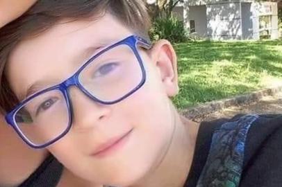 Menino Rafael Mateus Winques, 11 anos, está desaparecido em Planalto, no norte do RS. Polícia investiga o caso. <!-- NICAID(14503844) -->