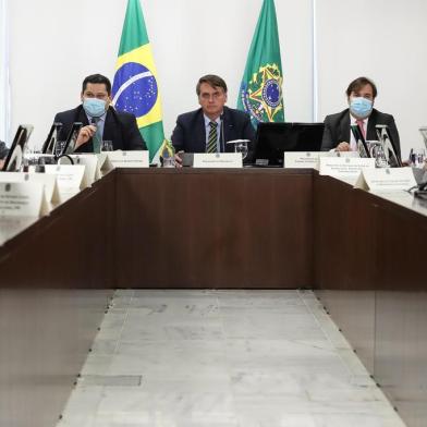  (BrasÃ­lia - DF, 20/05/2020) VideoconferÃªncia com Governadores dos Estados.Foto: Marcos CorrÃªa/PRIndexador: Marcos Correa<!-- NICAID(14505066) -->