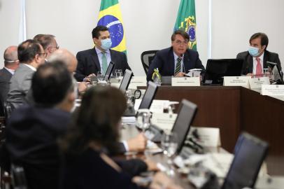  (BrasÃ­lia - DF, 20/05/2020) VideoconferÃªncia com Governadores dos Estados.Foto: Marcos CorrÃªa/PRIndexador: Marcos Correa<!-- NICAID(14505065) -->