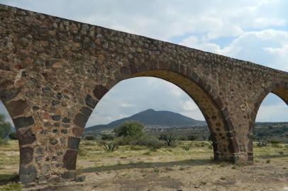 Aqueduto do Padre Tembleque, em Zempoala, Hidalgo, México. Outubro de 2019.<!-- NICAID(14494321) -->