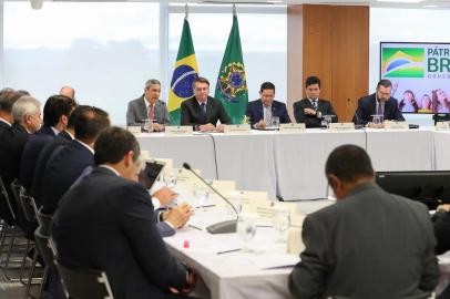  (Brasília - DF, 22/04/2020) Reunião com Vice-Presidente da República, Ministros e Presidentes de Bancos.Foto: Marcos Corrêa/PRIndexador: Marcos Correa<!-- NICAID(14506405) -->