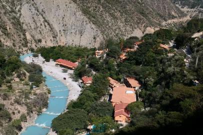 Grutas de Tolantongo, em Cardonal, estado de Hidalgo, México. Outubro de 2019.<!-- NICAID(14494353) -->