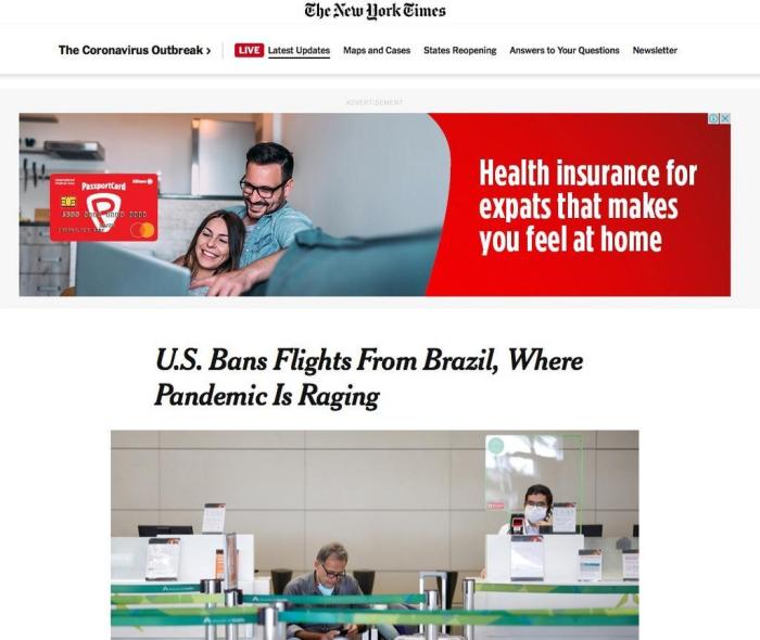 The New York Times / Reprodução