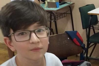  Rafael Mateus Winques, 11 anos, está desaparecido em Planalto, no norte do Rio Grande do Sul.