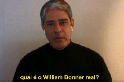 William Bonner no programa de Pedro Bial