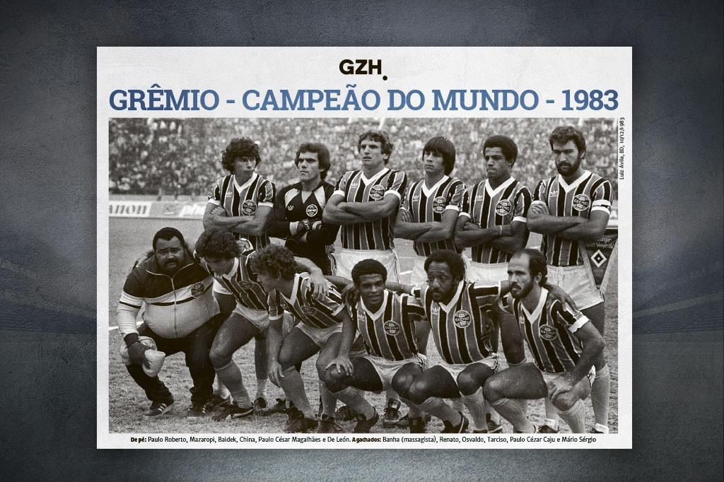 Grêmio Campeão Mundial '83 (capa do compacto em vinil)