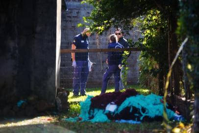  PLANALTO,  RS, BRASIL, 29/05/2020- Perícia é feita na casa onde morava o menino em Planalto  Foto:Lauro Alves  /  Agencia RBS<!-- NICAID(14510638) -->