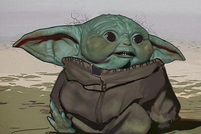 Disney+ divulga rascunhos do Baby Yoda que não foram aprovados