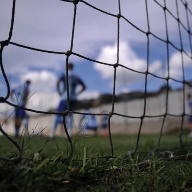  CAXIAS DO SUL, RS, BRASIL, 20/02/2019 - Equipe do Caxias treina no seu Centro de Treinamento, junto ao estádio Centenário. (Marcelo Casagrande/Agência RBS)<!-- NICAID(13965715) -->