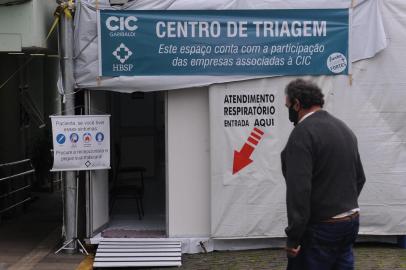  GARIBALDI, RS, BRASIL, 24/05/2020 - Garibaldi testou cerca de 20% da população, e por essa razão, teve aumento significativo de casos confirmados de covid 19. (Marcelo Casagrande/Agência RBS)<!-- NICAID(14507015) -->