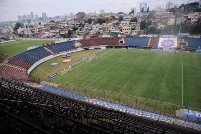  CAXIAS DO SUL, RS, BRASIL (15/03/2020)3a Rodada do Campeonato Gaúcho. Jogo entre Ser Caxias e Novo Hamburgo a portas fechadas no Estádio Centenário. (Antonio Valiente/Agência RBS)<!-- NICAID(14452038) -->