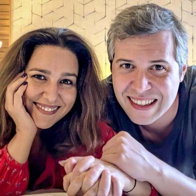 Renata Castro Barbosa e Léo Castro, gravam esquetes do Zorra de casa