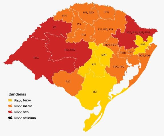 Quais Sao As 49 Cidades Da Regiao Impactadas Pela Mudanca Para Bandeira Vermelha Pioneiro