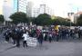 Manifestantes protestam em Porto Alegre contra o racismo e a violência policial