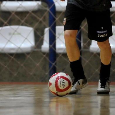  CAXIAS DO SUL, RS, BRASIL, 07/11/2019Treinamento da ACBF. A equipe de Carlos Barbosa enfrenta o Pato Futsal pelas quartas de final da Liga Nacional de Futsal.(Lucas Amorelli/Agência RBS)<!-- NICAID(14317933) -->