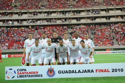  Cobertura da Final da Libertadores,Internacional x Chivas no México.Estádio Omnilife.Imagens dos momentos que antecederam o pontapé inicial da final da Libertadores