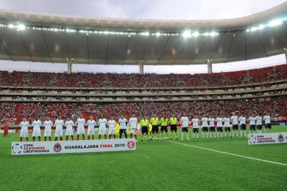  Cobertura da Final da Libertadores,Internacional x Chivas no México.Estádio Omnilife.Imagens dos momentos que antecederam o pontapé inicial da final da Libertadores