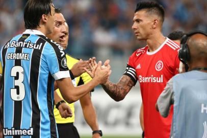  PORTO ALEGRE, RS, BRASIL - Grêmio e Inter jogam na Arena, pelo Grupo E da Libertadores da América 2020. (Foto: Jefferson Botega/Agencia RBS)<!-- NICAID(14449701) -->