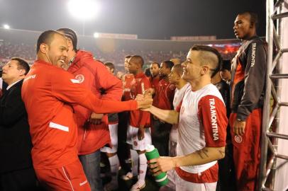  Final da Libertadores de 2010,Inter x Chivas no estádio Beira-rio.Jogadores Alecsandro e DAlessandro<!-- NICAID(5479403) -->