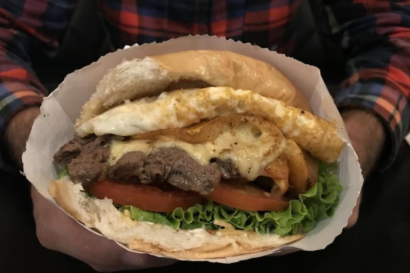 XIS bom mesmo é aqui no SANTA FÉ LANCHES! – Foto de Santa Fé Lanches, Santa  Maria - Tripadvisor