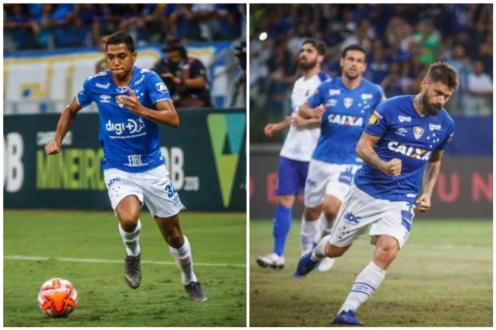 Montagem sobre fotos Vinnicius Silva / Divulgação Cruzeiro