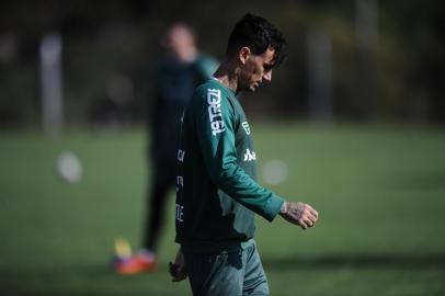  CAXIAS DO SUL, RS, BRASIL (13/09/2019)Treino do Juventude em preparação para o jogo de semifinal da série C do Campeonato Brasileiro. Na foto, João Paulo. (Antonio Valiente/Agência RBS)<!-- NICAID(14248284) -->