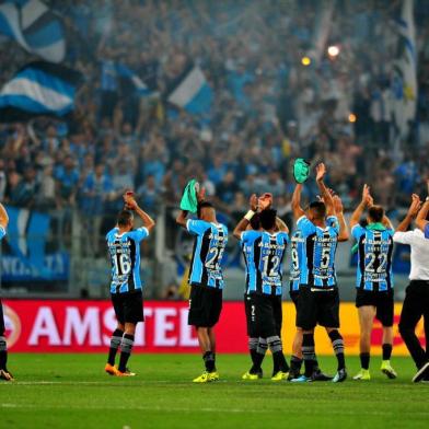  PORTO ALEGRE, RS, BRASIL, 22.11.2017. Grêmio enfrenta o argentino Lanús, na primeira partida da final da Libertadores 2017, na Arena.Foto: André Ávila/Agência RBS