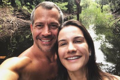 Malvino Salvador e Kyra Gracie <!-- NICAID(14533242) -->