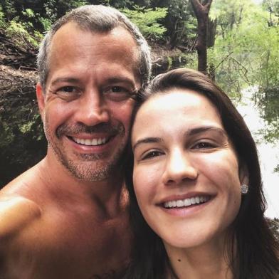 Malvino Salvador e Kyra Gracie <!-- NICAID(14533242) -->