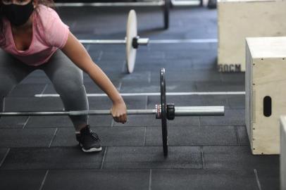  CAXIAS DO SUL, RS, BRASIL (04/07/2020)Verificamos comos estão funcionando academias e supermercados de Caxias sob regramento  dos decretos de prevenção à covid-19. Up Academia + Crossfit UpperProprietário: Cristian Vanelli. (Antonio valiente/Agência RBS)<!-- NICAID(14538207) -->