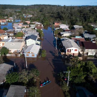  MONTENEGRO, RS, BRASIL - 09.07.2020 - Temporal causou muitas enchentes na cidade de Montenegro. (Foto: Jefferson Botega/Agencia RBS)<!-- NICAID(14541966) -->