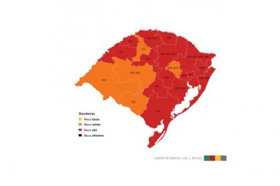 Mapa do distanciamento controlado 10 de julho de 2020