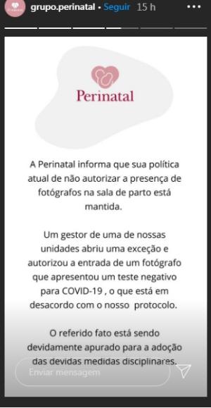 @grupo.perinatal / Instagram Reprodução