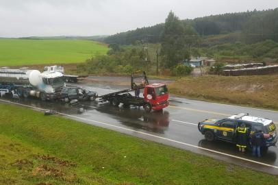 Acidente na BR 386 em Fontoura Xavier