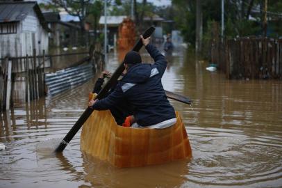 Estragos causadados pelas enchentes em Porto Alegre, nas Ilhas<!-- NICAID(14543217) -->