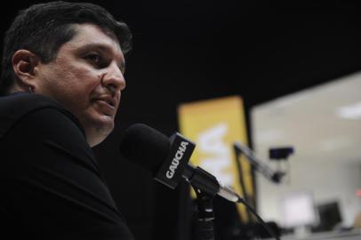  CAXIAS DO SUL, RS, BRASIL (10/01/2020)Show dos Esportes edição Gaúcha Serra com apresentação de Marcelo Rocha e Pedro Petrucci. Convidado, ténico do Esportivo Carlos Moraes. (Antonio Valiente/Agência RBS)<!-- NICAID(14384166) -->