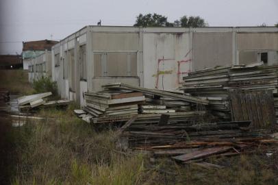  GUAÍBA, RS, BRASIL - 2020.07.16 - Em 2019, o DG fez uma reportagem sobre 20 obras públicas paradas na Região Metropolitana. A EMEI Pedras Brancas é uma delas, que segue parada, sem perspectiva de retorno. (Foto: André Ávila/ Agência RBS)