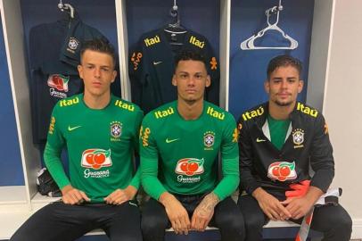 Goleiro Natan, 17 anos, natural do interior de Minas, na cidade de Itaobim. Atualmente, é goleiro do Palmeiras, e iniciou na base do Juventude.<!-- NICAID(14547459) -->