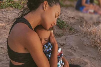 Naya Rivera com seu filho, Josey