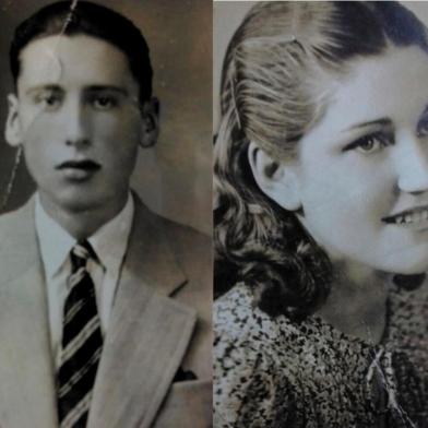  Seu Agenor Silveira da Silva e dona Cecília Troian da Silva, ambos com 95 anos, casaram em 17 de julho de 1945<!-- NICAID(14552974) -->