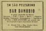 Anúncios do Bar Danúbio na década de 1950