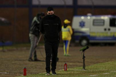 Inter enfrenta o Esportivo no Estádio Montanha dos Vinhedos, em Bento Gonçalves. Partida é válida pela quinta rodada do segundo turno do Gauchão. Técnico Carlos Moraes<!-- NICAID(14553573) -->