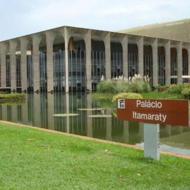 Famoso paisagista brasileito Roberto Burle Marx morreu em 04 de junho de 1994. Na foto: jardim do Palácio do Itamaraty em Brasília. Paisagismo interno e externo projetado por Burle MArx.<!-- NICAID(10547181) -->