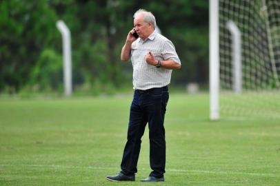  CAXIAS DO SUL, RS, BRASIL. (11/01/2019)Último treino do Juventude antes do amistoso contra o Veranópolis. Na foto, Osvaldo Pioner (Antonio Valiente/Agência RBS)<!-- NICAID(13911938) -->