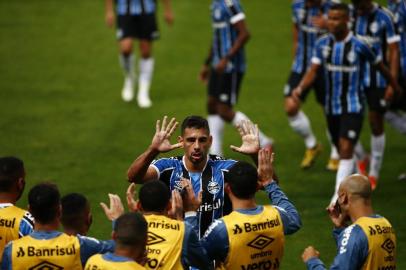  Grêmio enfrenta o Fluminense na Arena pela primeira rodada do Campeonato Brasileiro 2020<!-- NICAID(14564236) -->