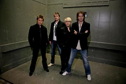 Roger, Simon, Nick e John (a partir da esquerda), integrantes da formaçãooriginal da banda Duran Duran#PÁGINA:03 Fonte: Divulgação Fotógrafo: IN PRESS PORTER NOVELLI