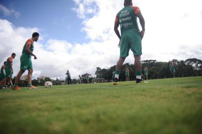  CAXIAS DO SUL, RS, BRASIL (03/01/2020)Treino do Juventude no CT erm Caxias do Sul. (Antonio valiente/Agência RBS)<!-- NICAID(14376810) -->