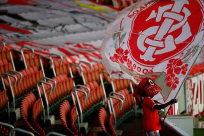  PORTO ALEGRE, RS, BRASIL, 13/08/2020-Jogo acontece no estádio Beira-Rio e é válido pela segunda rodada do Brasileirão. Foto- Marco Favero / Agencia RBS<!-- NICAID(14567438) -->